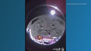 Intuitive Machines lander sends new images from the moons surface [upl. by Allrud]