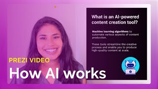 How AI works Learn AI benefits for transforming the creative process [upl. by Catrina751]