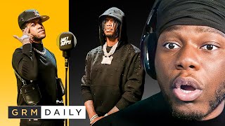 Krept x Chip  Daily Duppy  GRM Daily REACTION [upl. by Slen]