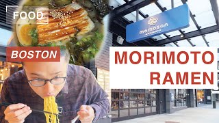 Food Review  MORIMOTO MOMOSAN Ramen in Bostons Hub Hall [upl. by Rhu]