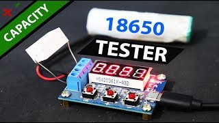 18650 lithium ion Battery Capacity Ampere Tester Liion Battery tester [upl. by Sedruol344]