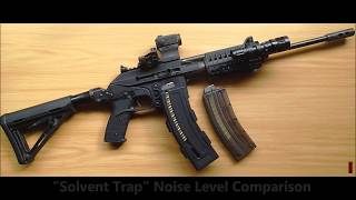 Solvent Trap Noise Level Test KelTec SU22 [upl. by Lawlor]