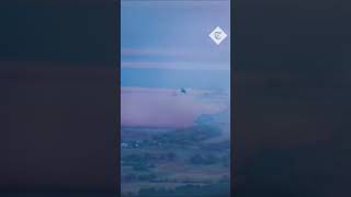 Ukrainian air defence shoot down Russian fighter jet [upl. by Kenna468]