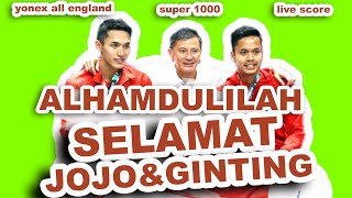 🔴SELAMAT GINTING DAN Jonatan CHRISTIE ALL ENGLAND OPEN BADMINTON 2024 LIVE SCORE [upl. by Valeta]