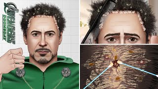 ASMR Big Flakes Dandruff Scratching Animation  Head lice [upl. by Spear]