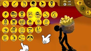 Max Upgrade Golden Giant Miner Hack All Item Icons  Full Power 999 Army Stick War Legacy Mod [upl. by Maxi]