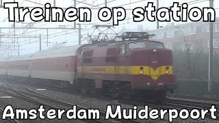 Treinen op station Amsterdam Muiderpoort [upl. by Calv650]