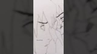 REANIMATED ITACHI UCHIHA VS SASUKE UCHIHA art shorts viralshort [upl. by Demetri]