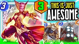 This NEW Thor Deck is Friggin FUN I LOVE Thors MOM  Marvel Snap [upl. by Elonore]