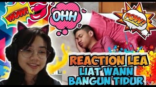 REACTION BTR LEA LIAT EVOS WANN BANGUN TIDUR [upl. by Ahtabat]