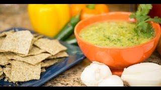 Roasted Tomatillo amp Cilantro Salsa  Blendtec Recipes [upl. by Brien784]