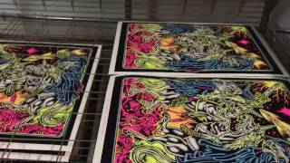 The Making of the Wizard Fight Black Light Poster [upl. by Adran]