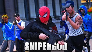 SNIPERGOD AKSI GILA KEI MELINDUNGI KELUARGANYA  GTA 5 ROLEPLAY [upl. by Rogergcam]