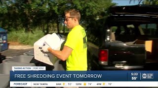 Free shredding event in Hillsborough County Saturday [upl. by Fondea444]