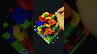 Satisfying Marble Run Race ASMR 🤹🏻‍♀️ 122 🔴🟡🟢 marblerace asmr shorts [upl. by Harbert]