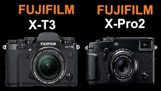 Fujifilm XT3 Vs Fujifilm XPro2 [upl. by Tenay834]