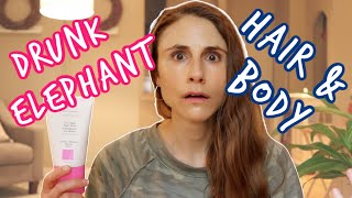 Drunk Elephant Hair amp Body Care Review Dr Dray [upl. by Tombaugh27]