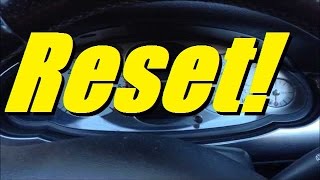 How to reset the oil and service indicator video [upl. by Champaigne]