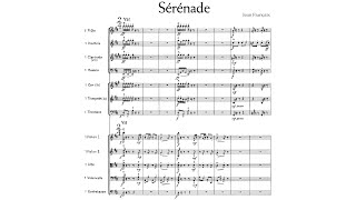 Score Jean Françaix  Sérénade 1934 for 12 instruments [upl. by Murtha]