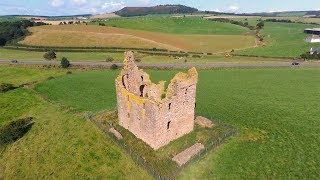 Drone Footage of Baltersan Castle [upl. by Ahsiekrats452]