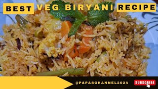 Vegetable Biryani Recipe How To Cook Veg Dum BiryaniRestaurant Style Veg Biryani Recipe [upl. by Griswold]