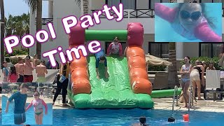 Pool Party Time  Hotel Parque La Paz  Playa De Las Americas  Tenerife  August 2024 [upl. by Hiett]