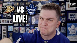 Toronto Maple Leafs vs Anaheim Ducks Watchalong LIVE w Steve Dangle [upl. by Gally]