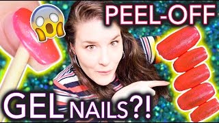 Peeloff GEL nails I TEST THINGS FOR U [upl. by Tteve939]