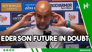 Ederson future IN DOUBT Pep says goalkeeper to explore other options  Man City 34 Celtic [upl. by Eyoj]