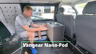 Vangear NanoPod Campervan kitchenette [upl. by Miki]