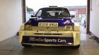 MG Metro 6R4 start up and rev pure sound [upl. by Levitus]