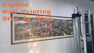 Explain The Wall Printing Process Step by Step  VPJet40 Wall Printer [upl. by Ialocin]