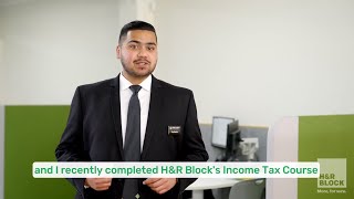 HampR Block Income Tax Course  Ashwin Testimonial [upl. by Sokem]