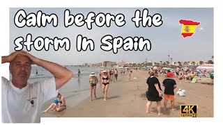 Torrevieja spain june 2024Costa blanca spain Playa del Acequion costa blanca [upl. by Ettenuj]