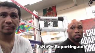 ishe smith and luis cuba arias on canelo vs lara and gamboa vs crawford  EsNews [upl. by Garceau285]