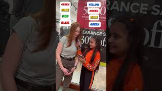 ❤️Colour Read Challenge 💙publicinterview interview colors youtubeshorts shorts shortvideos [upl. by Lulu]