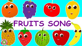 Fruits Song  Toddler Rhymes  Educational Kids Song  Bindis Music amp Rhymes [upl. by Eylatan917]