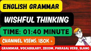 🎧English Grammar  How to Use quotWishquot Like a Pro [upl. by Anewor]