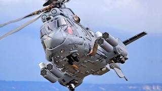 Airbus Military Helicopter Production – H160M H145M H225M Caracal in action amp flyby [upl. by Oninrutas]