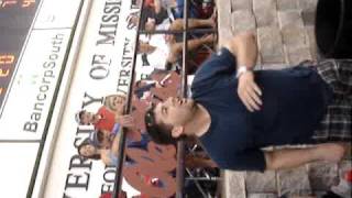 Jersey Boy Starts Ole Miss Hotty Toddy Chant during NCAA Regional [upl. by Airdnola]