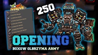 Opening 250 Boxów Olbrzymiej Army NosTale [upl. by Aliuqat]