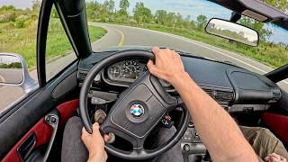 1996 BMW Z3  POV Driving Impressions [upl. by Ahsaek]