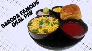 Baroda Famous Usal Pav Traditional Recipe [upl. by Lehacim942]