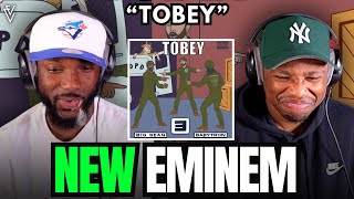 Eminem x Big Sean x BabyTron  TOBEY  FIRST REACTION  EMINEM GOES AT JAY Z [upl. by Ddat612]