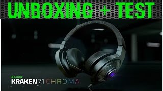 Unboxing amp Test Razer Kraken 71 Chroma HDFR [upl. by Marylee]