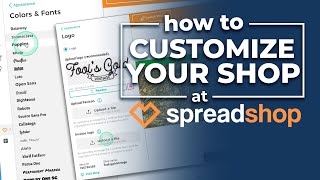 ✅ How to Customize Your Spreadshop in Seconds [upl. by Letisha]