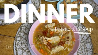 5 Ingredient Potstickers Soup [upl. by Onyx257]