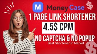 Best url shortener to make money  1 page url shortener no pop ads  single page url shortener  5 [upl. by Ojillek]