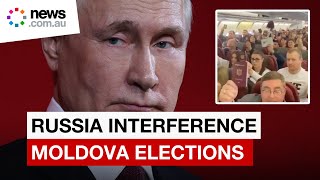 Accusations of massive Russian interference in Moldovas crucial presidential election [upl. by Dacey292]