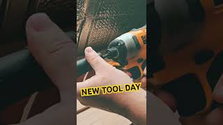 This DeWalt right angle adapter is great dewalttvdewalt drill diy woodworking tools foryou [upl. by Artinak]